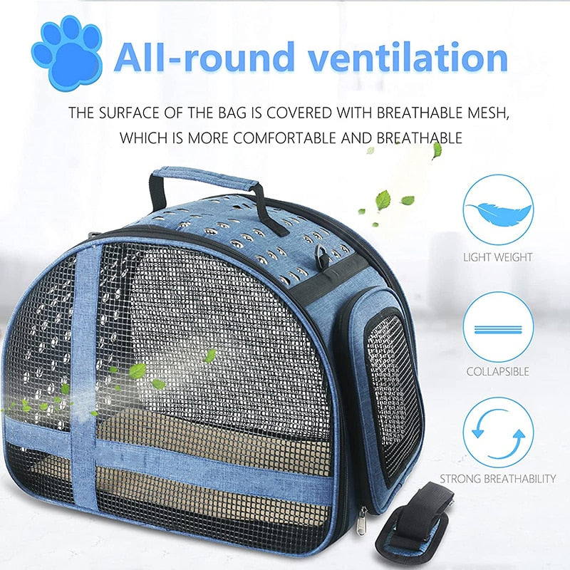 3 Layer Fabric Pet Carrier Bag