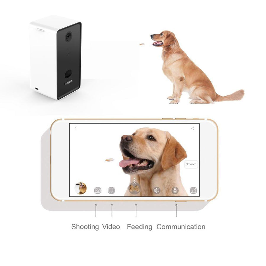 WiFi Remote Dog Camera Treat Dispenser