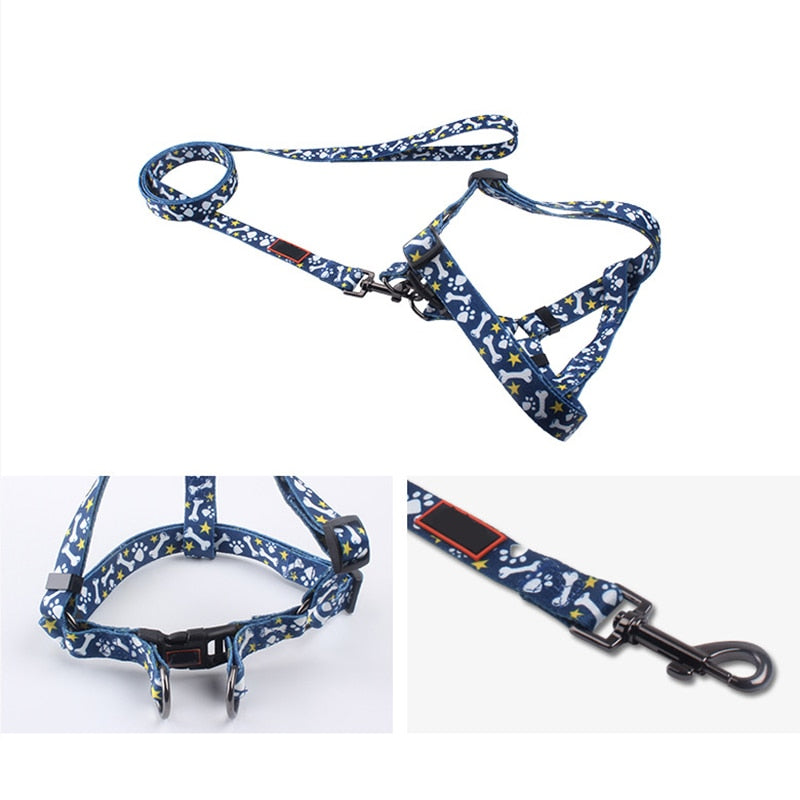 Metal D-rings No Pull Dog Harness