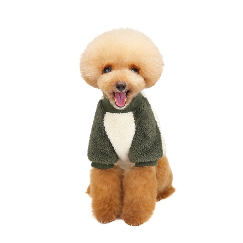 Fleece Pocket Design Dog Coat