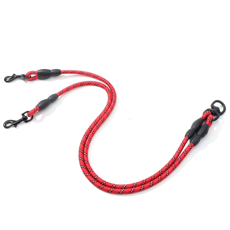 Durable Double Dog Coupler Leash