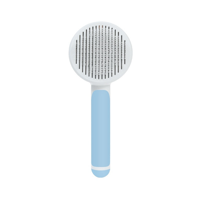 Ergonomic Self Cleaning Pet Grooming Brush