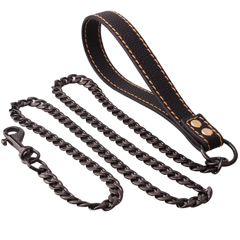 Stainless Steel Bronze Dog Leash