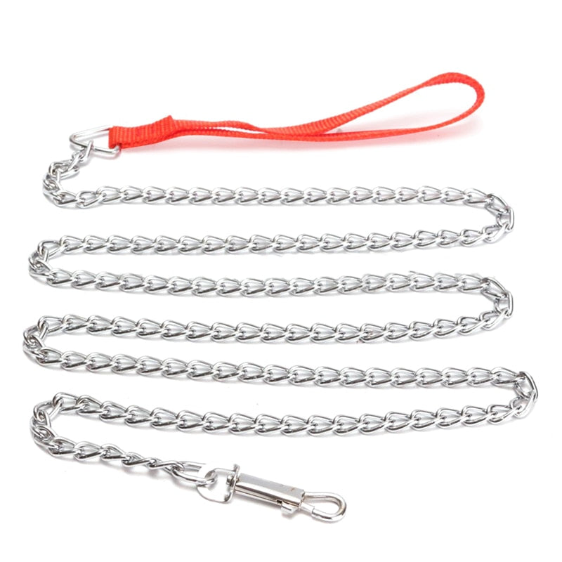 1.6m Heavy Duty Metal Chain Dog Lead