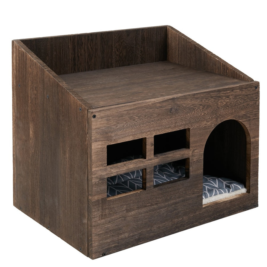 Durable Wooden Cat Cave Lounge