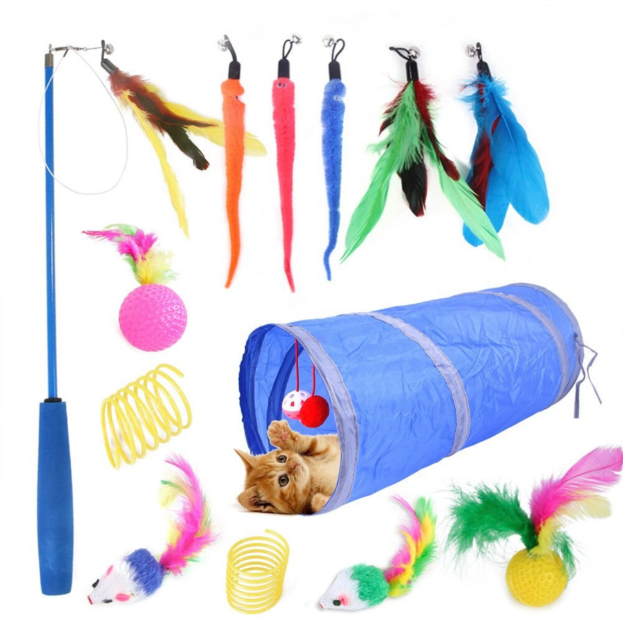 14 Pack Fun Cat Toys