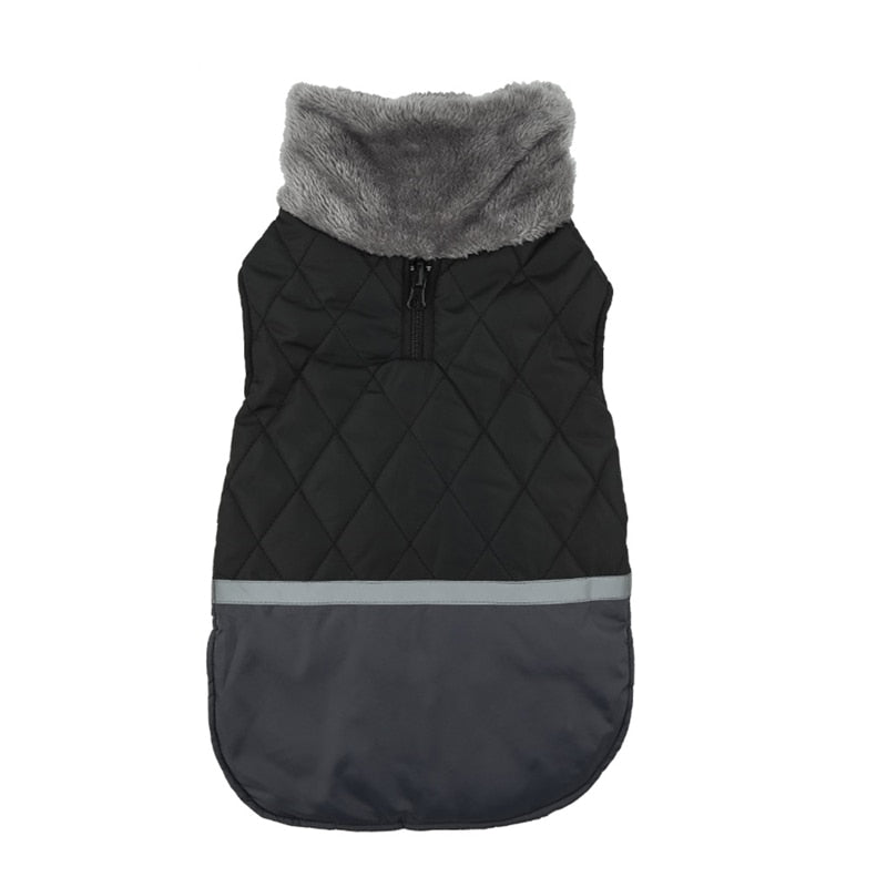 Reversible Winter Fleece Dog Coat