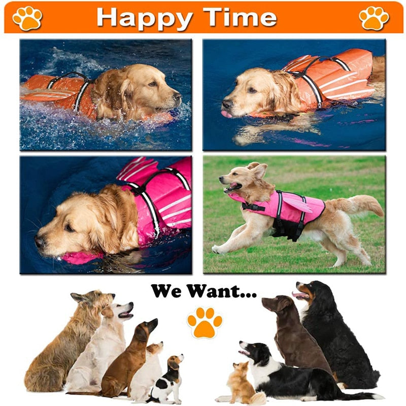 Control Handle Fashion Dog Swimming Vest