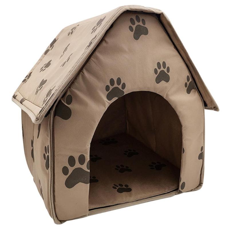 Warm Paws Print Pet Kennel