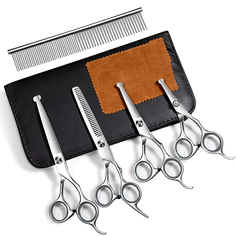 Quality Professional Dog Scissors Grooming Kit