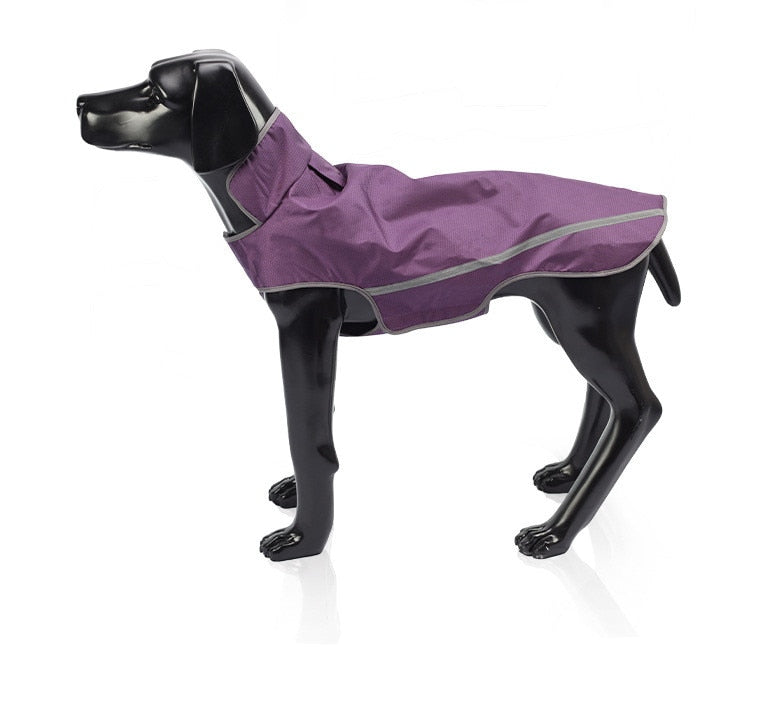 Reflective Strip Dog Raincoats