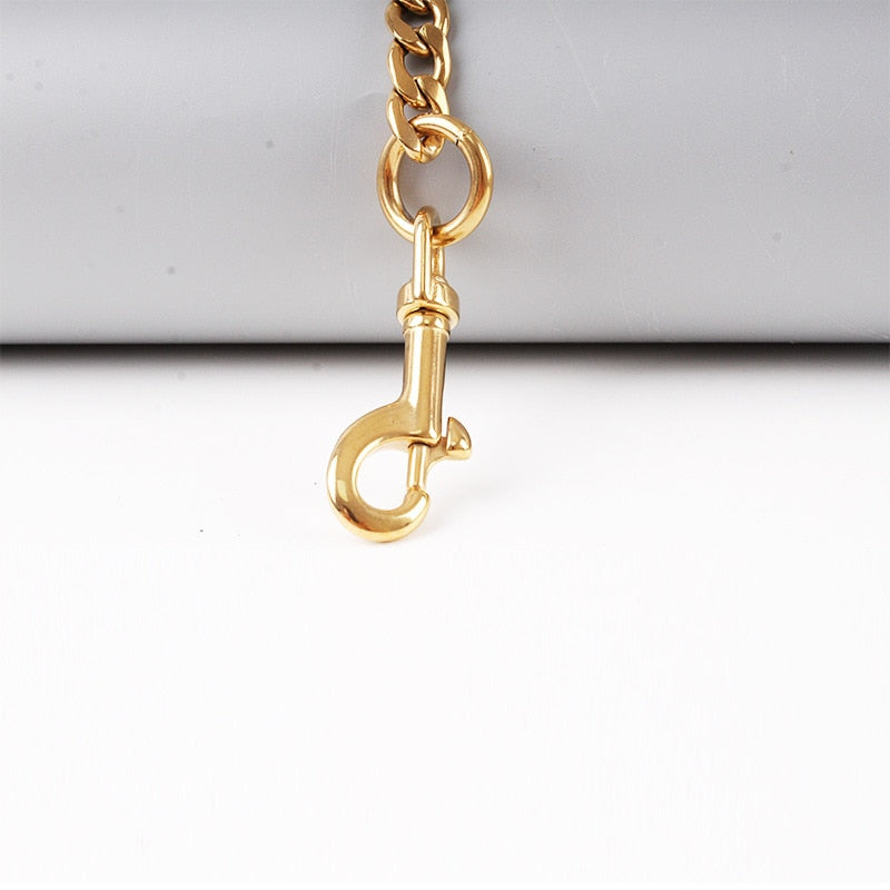 Cuban Link Gold Pet Leash