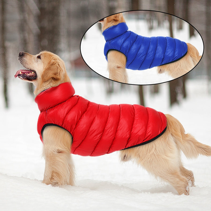 Reversible Red Warm Dog Jacket