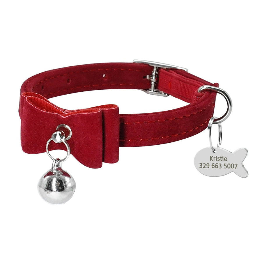 Cat Bowknot Bell Collar