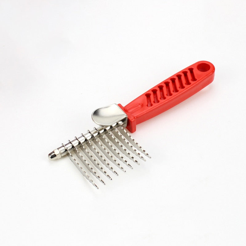 Stainless Steel Dog Rake Comb