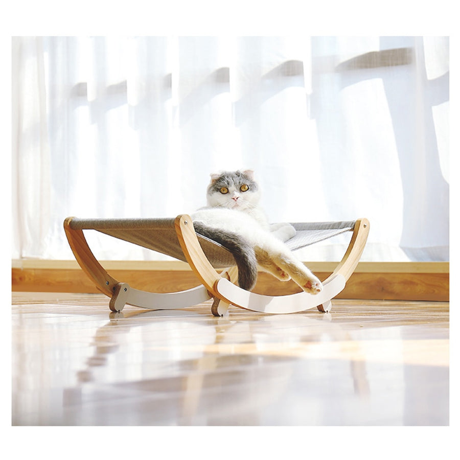 Wood Hammock Pet Cat Lounger