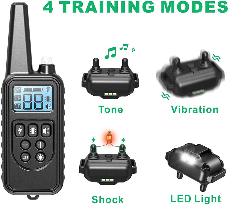 2600ft Led Light Dog Training Collar