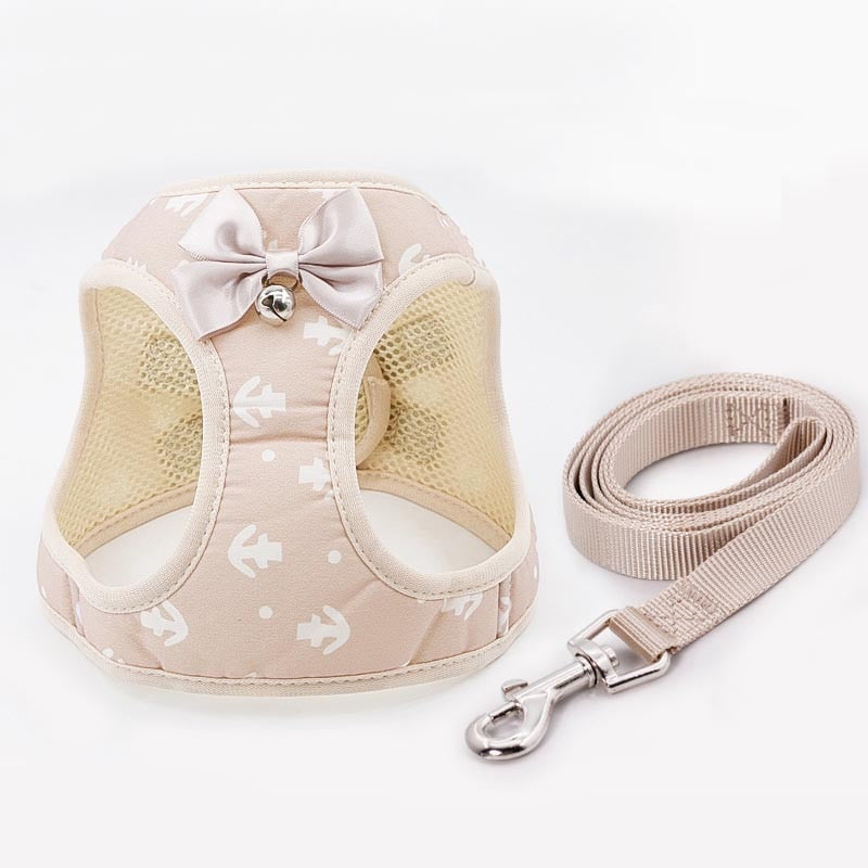 Adjustable Pet Harness With Bell