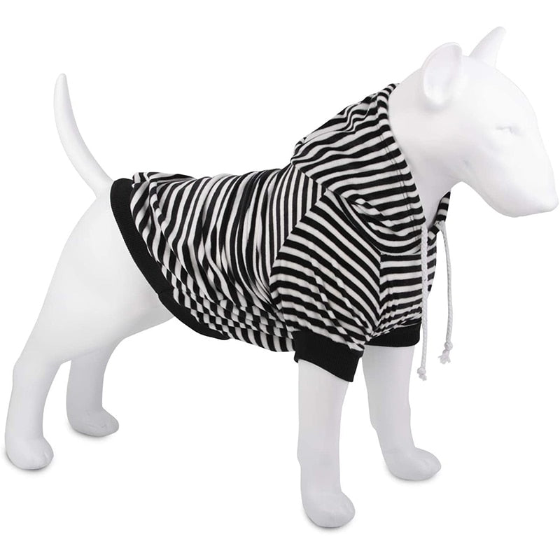 Fashion Striped Dog Sweatshirt