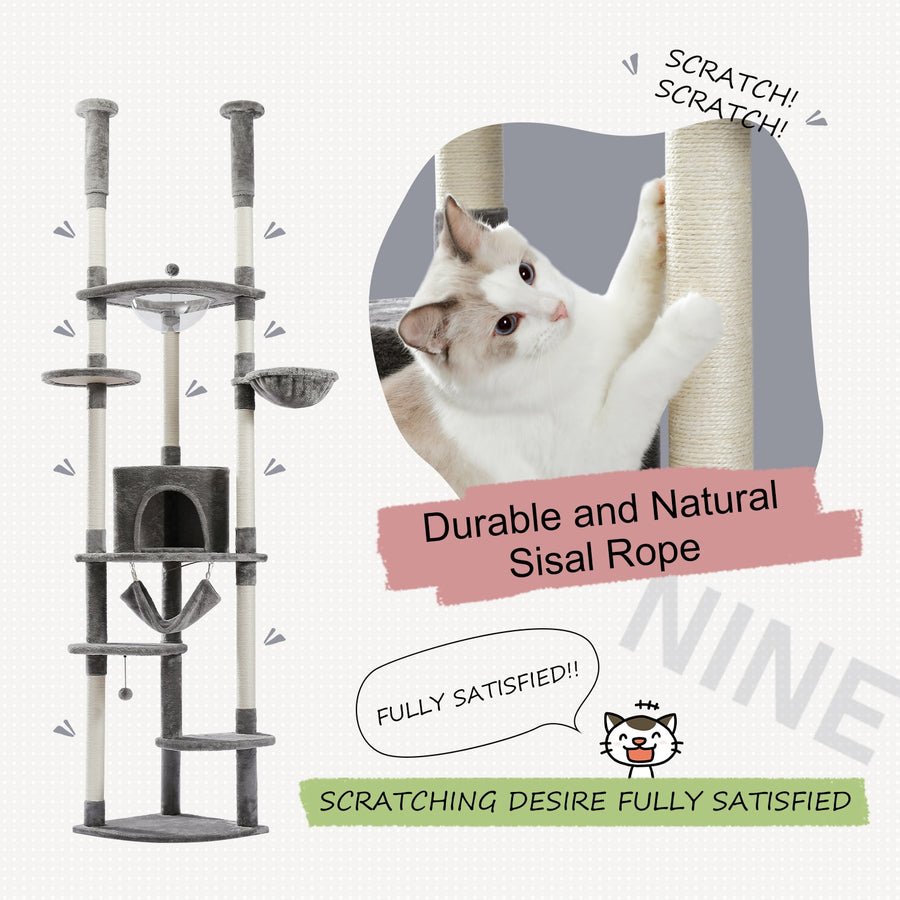 Multi Layer Platform Cat Tree Tower