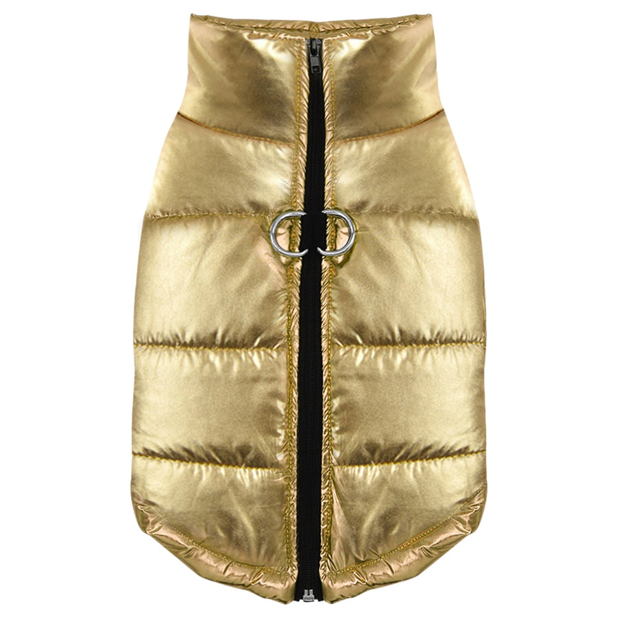 Gold Retro Bulldog Vest