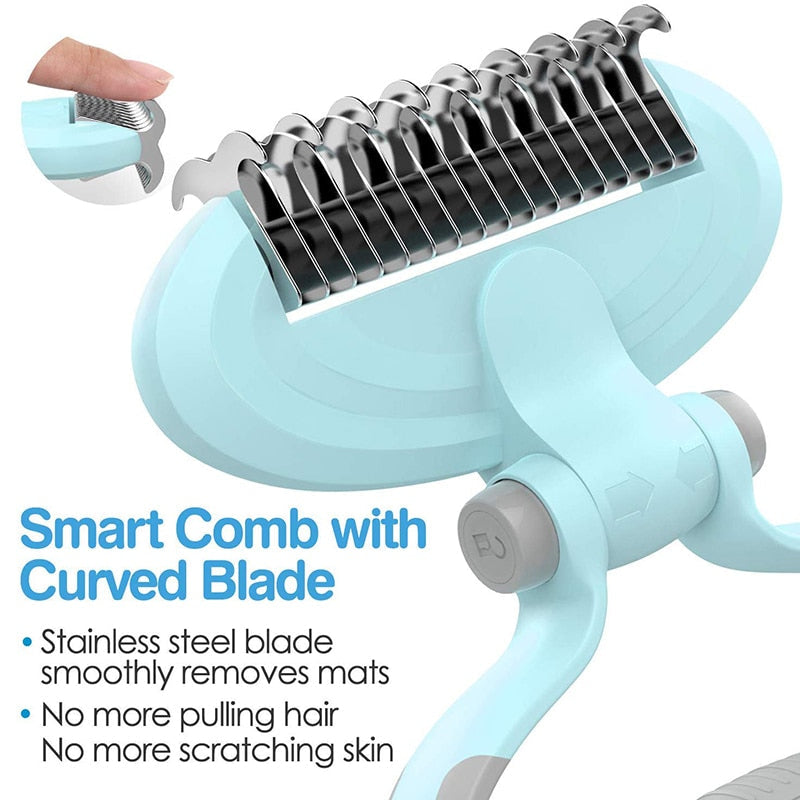 270 Degree Rotatable Dog Brush