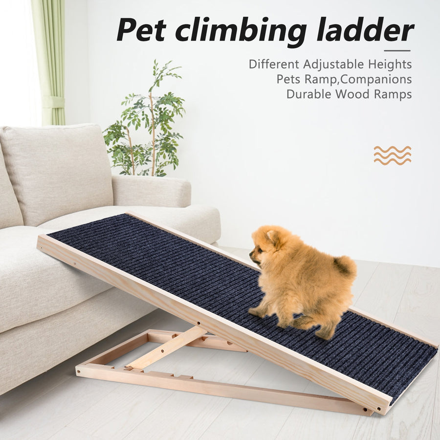 Premium Wooden Dog Ramp