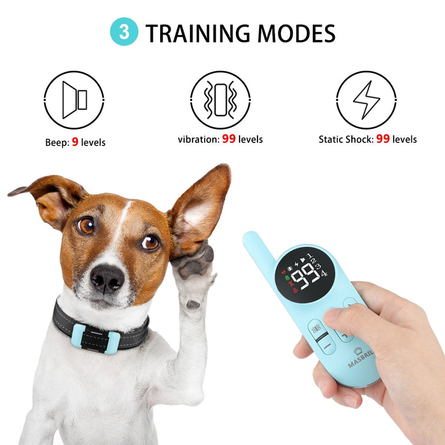 3 Modes Anti Bark Pet Training Collar