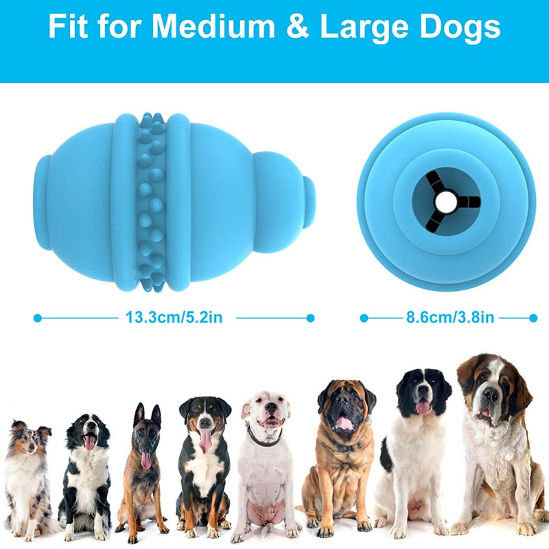 Durable Food Dispensing Dog Ball