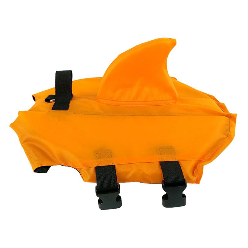 Summer Orange Shark Dog Life Vest