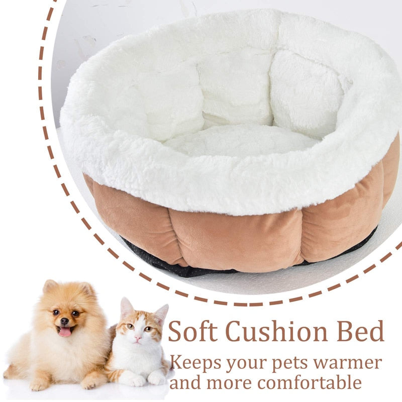 Cozy Soft Non Slip Bottom Warm Cat Bed