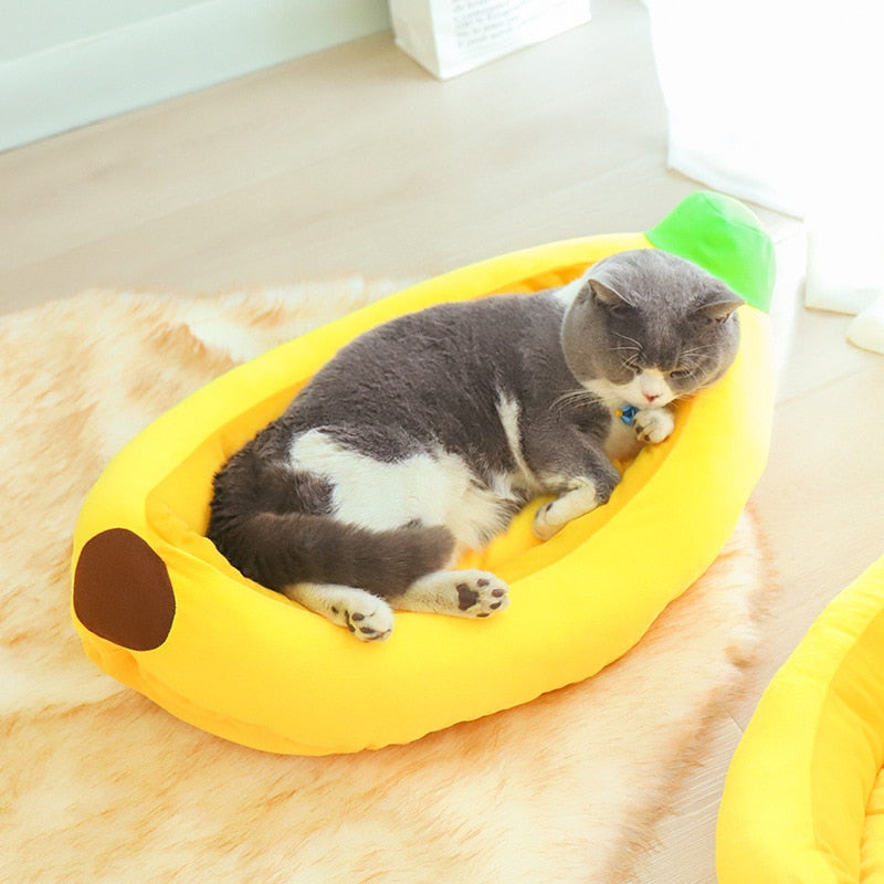 Deep Sleep Banana Pet Bed