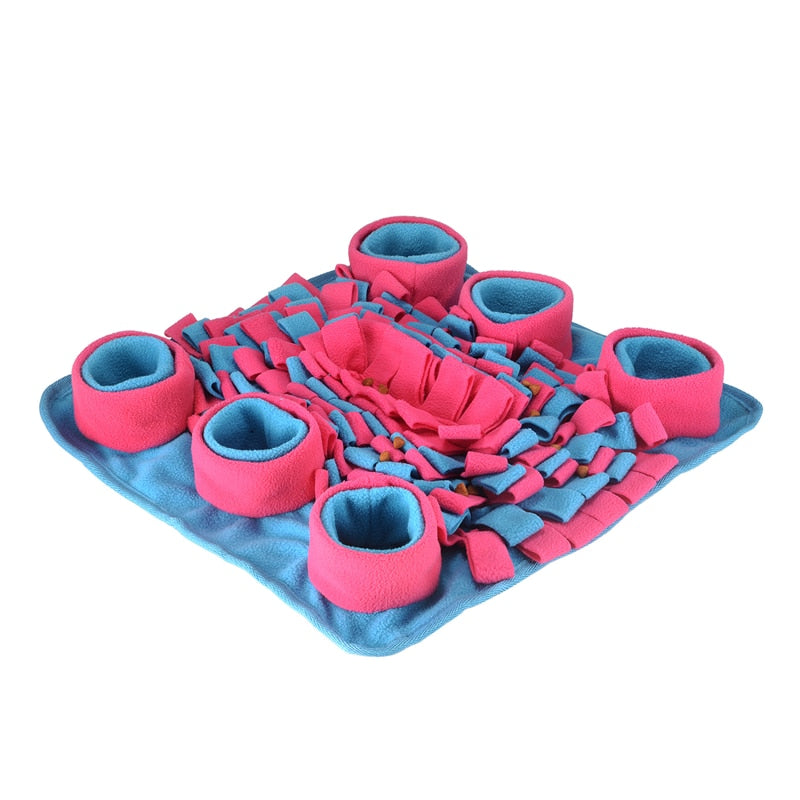 6 Holes Dog Sniffing Training Mat