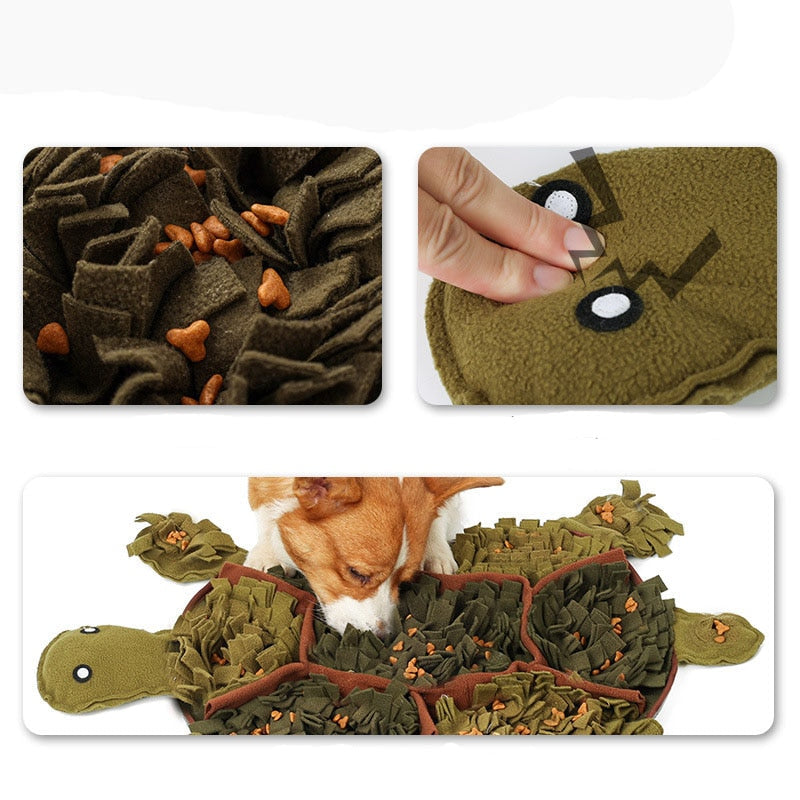 Tortoise Shape Dog Snuffle Mat