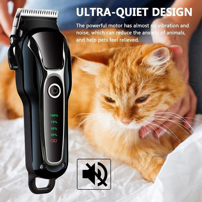 LCD Display Efficient Dog Hair Trimmer