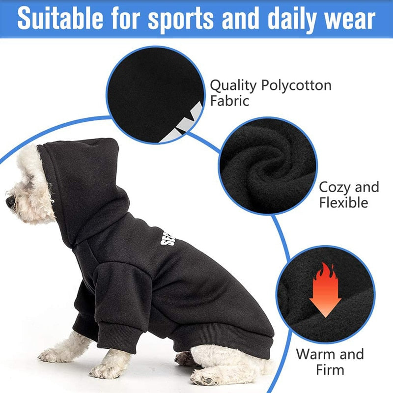 Soft Cotton Warm Dog Hoodies