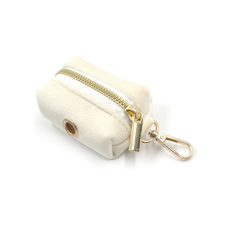 Luxury Cream Velvet Dog Harness