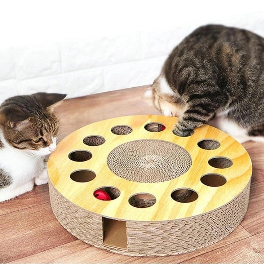 Interactive Catnip Cat Scratcher