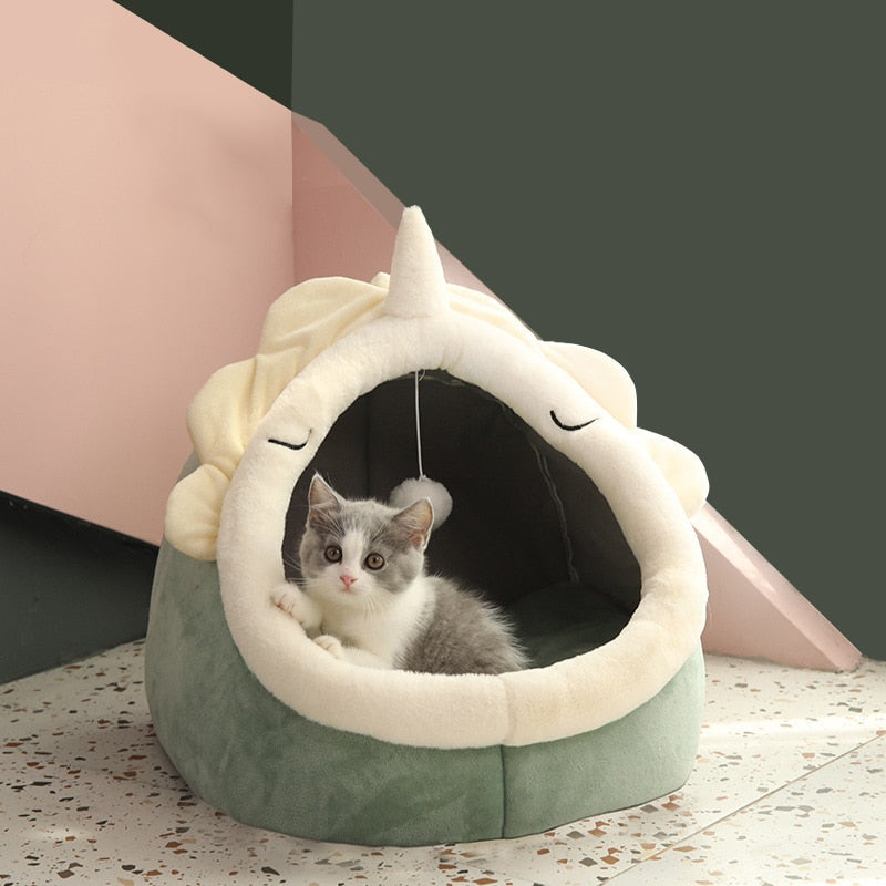 Cute Cat Cave Sleeping Bed