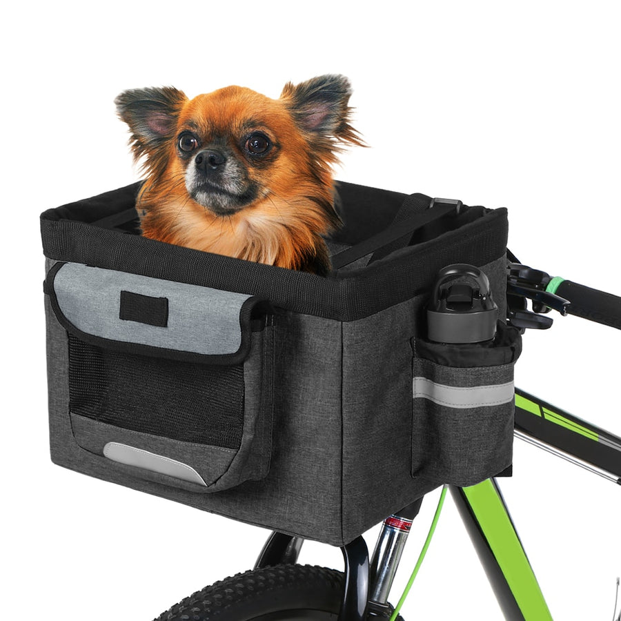 18L Foldable Bicycle Front Pet Basket