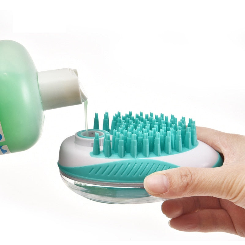 Effective Pet Grooming Bath Brush