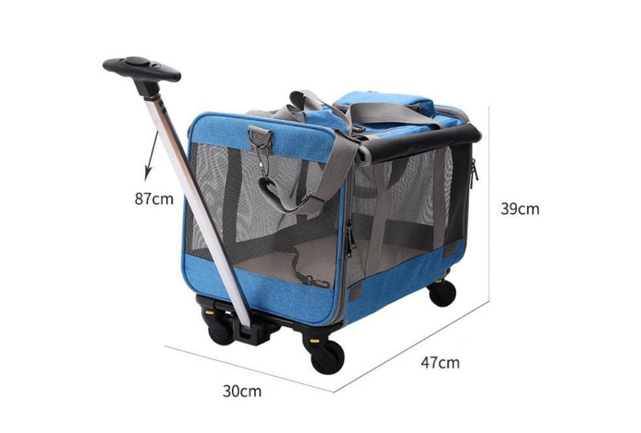 Pet Carrier With Detachable Wheels