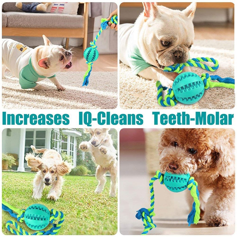 100% Natural Durable Rubber Dog Toy