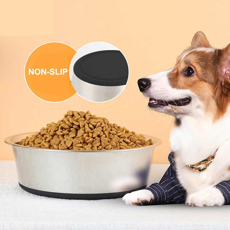 Quality Anti Skid Stainless Steel Pet Bowl