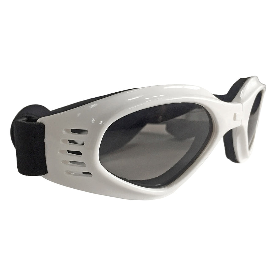 White Fashion Dog Goggles