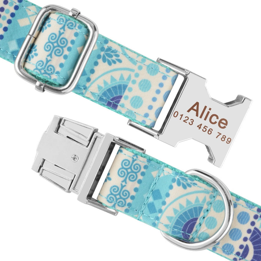 Nylon Personalised Dog Collar