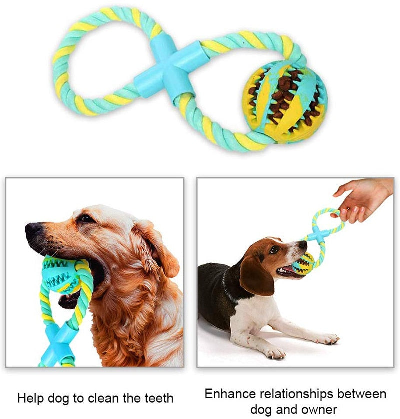 Food Dispensing Dog Rope Toys