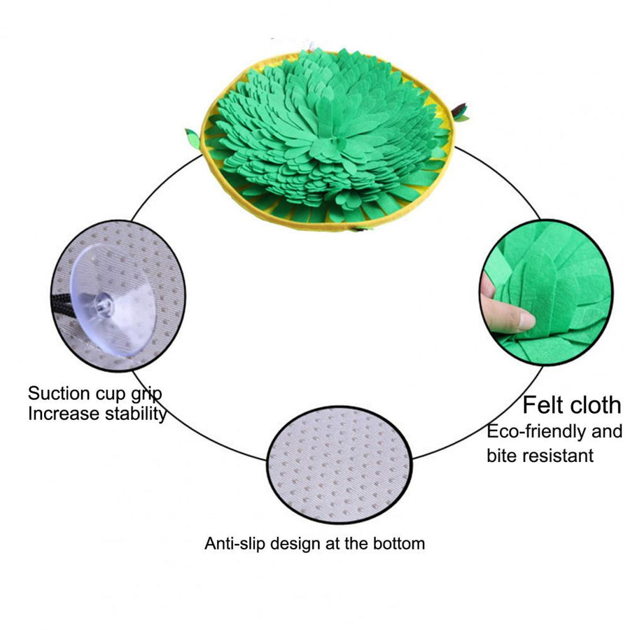 Felt Cloth Suction Cup Dog Snuffle Mat