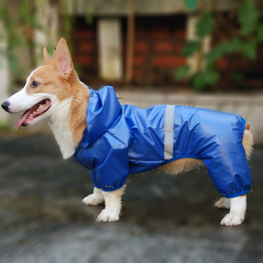 Waterproof Dog Raincoat Jumpsuit