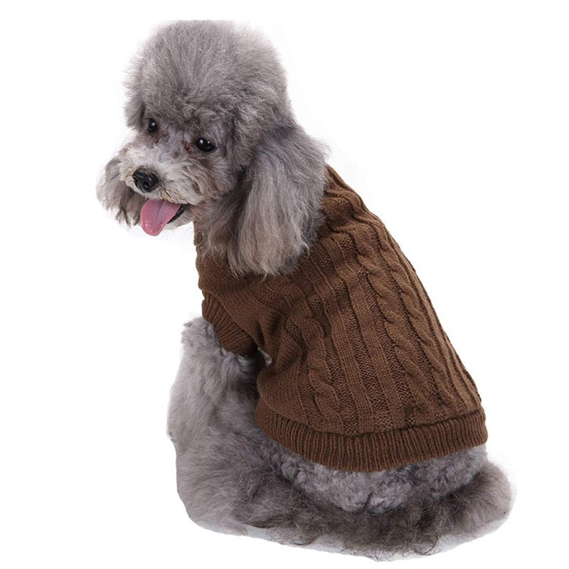 Warm Soft Knitted Dog Sweater